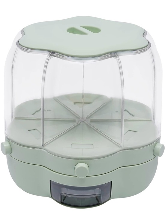 Other - Pink Multi-Compartment Snack & Storage Server Pink Food Dispenser Snack Storage